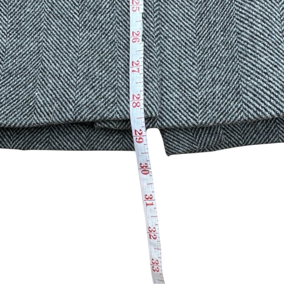 Lauren Ralph Lauren Gray Herringbone Coat - Picture 6 of 8